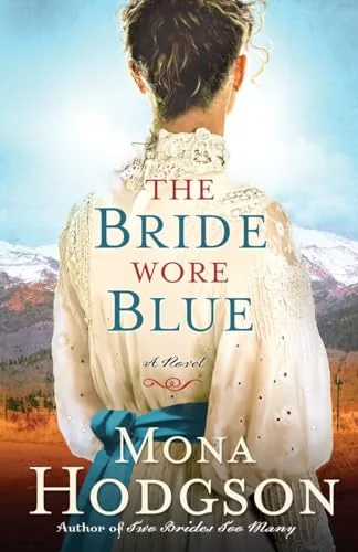 The bride wore blue