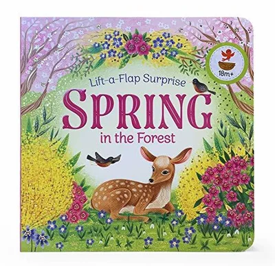 Spring In The Forest - Deluxe Lift-a-Flap & Pop-Up Seasons Children's Board Book