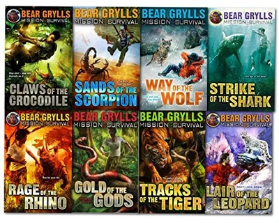 Mission Survival Collection: Claws of the Crocodile, Sands of the Scorpion, Gold of the Gods, Way of the Wolf, Strike of the Shark, Tracks of the Tiger, Lair of the Leopard, Rage of the Rhino
